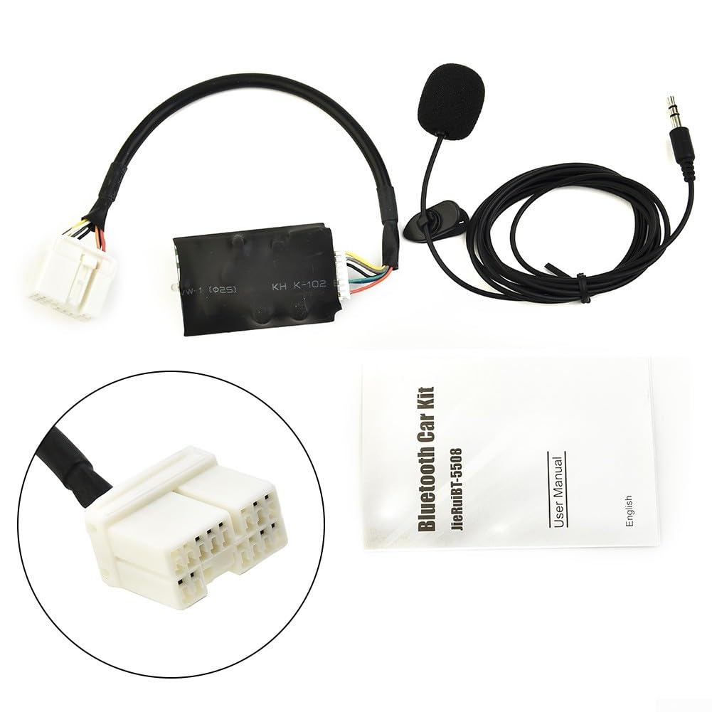 Adaptador Auxiliar para Honda Accord Civic Odyssey, módulo de música A2DP con Control de Volante, Cable de 150 cm para Entrada AUX de Radio de Coche