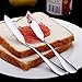 Butter Knife, McoMce Durable Stainless Steel Spreader Knife, Professional Cheese Spreaders, Convenient Butter Knives, Butter Knife Spreader Set of 4 for Breakfast, Butter, Cheese and Condiments