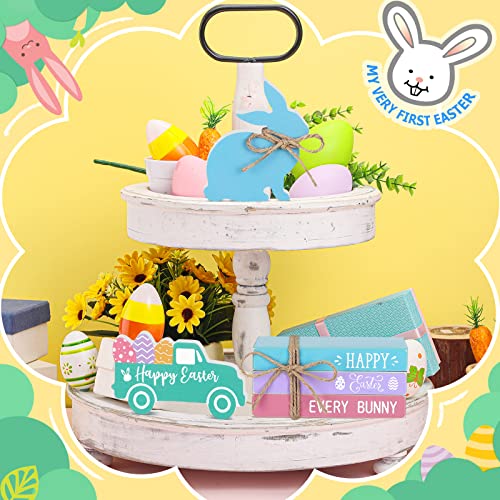 Plateaux de Pâques à étages pour harmoniser une table encombrée - 4
