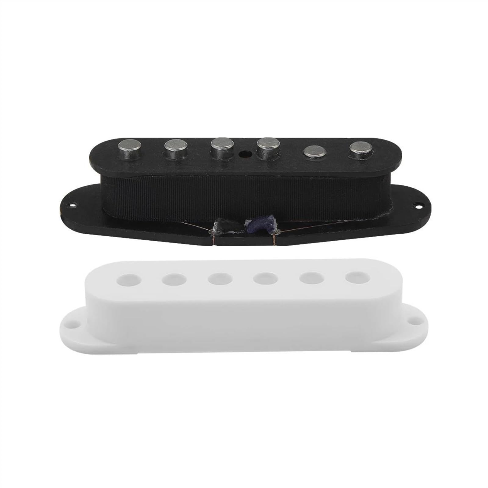 Zubehör für E-Gitarren-Tonabnehmer 3 Stück Alnico 5 Humbucker Single Coil Pickups Set Weiß 50/52/52 Mm Für ST HSH E-Gitarrenteile