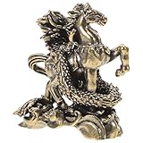 Excellence artisanale : chaque sculpture de cheval en laiton est fabriquée à la main avec des détails minutieux, ce qui en fait une pièce unique pour les collectionneurs de figurines d'animaux en laiton, de figurines de dragons en cuivre et de sculptures de chevaux en laiton