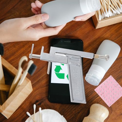 Kit de perforación de orejas con accesorios de pendientes de acero inoxidable 5