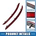 A ABSOPRO Rear Bumper Reflector Light 1668200074 for Mercedes Benz W166 ML350 ML400 ML500 ML550 ML63AMG 2012-2015 ABS Red Gray