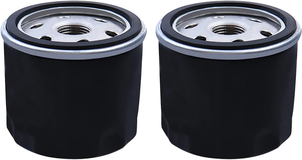2 Pack 12 050 01-S1 Oil Filter Replacement for Kohler Engine | Lawn Mower Troy Bilt Bronco Replace 1205001-S, 12-050-01-S Black