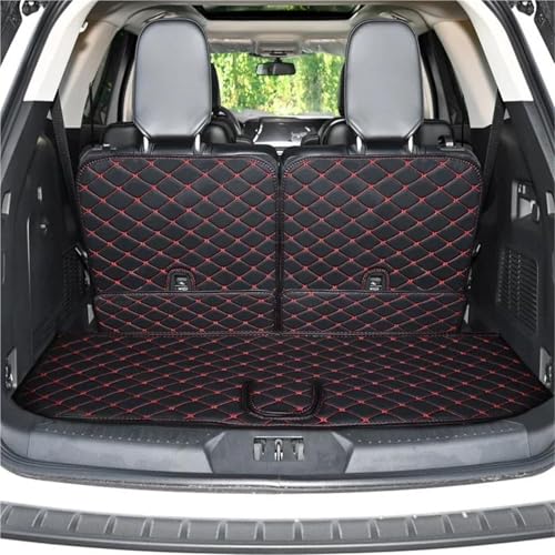 Tapis de coffre pour Ford Explorer 2011-2018 étanche avec ligne rouge