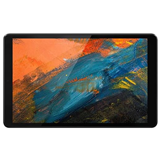 Lenovo Tab M8 Tablet, HD Android Tablet, Quad-Core Processor, 2GHz, 32GB Storage, Full Metal Cover, Long Battery Life, Android 10 Pie, Slate Black