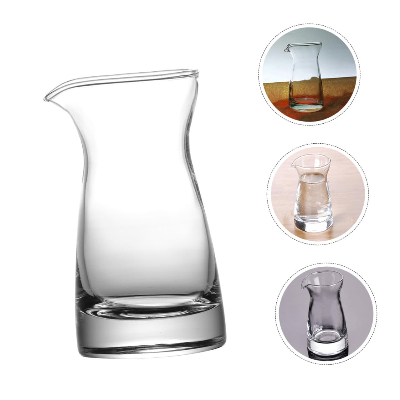 BESPORTBLE Glas Milchkännchen Hält Speisen Frisch aus Glas 80 Ml 6 Stück Elegante Kleine Milchausgießer und Restaurant