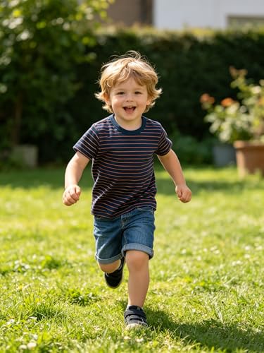 Image of AIWUHE Toddler T Shirts Cotton Summer Tshirts Boys Girls Short Sleeve Tee Tops Casual Graphic Clothes Crew Neck Shirts 2-6Y