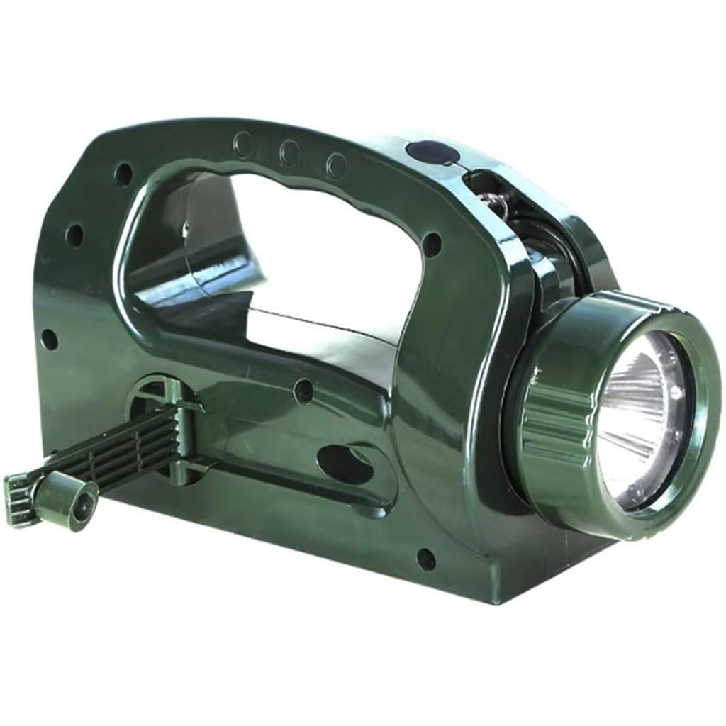 Torcia Elettrica Manuale Con Ricarica USB, Lmpermeabile IP66, Torcia Elettrica Di Emergenza A Manovella, Per Campeggio, Arrampicata