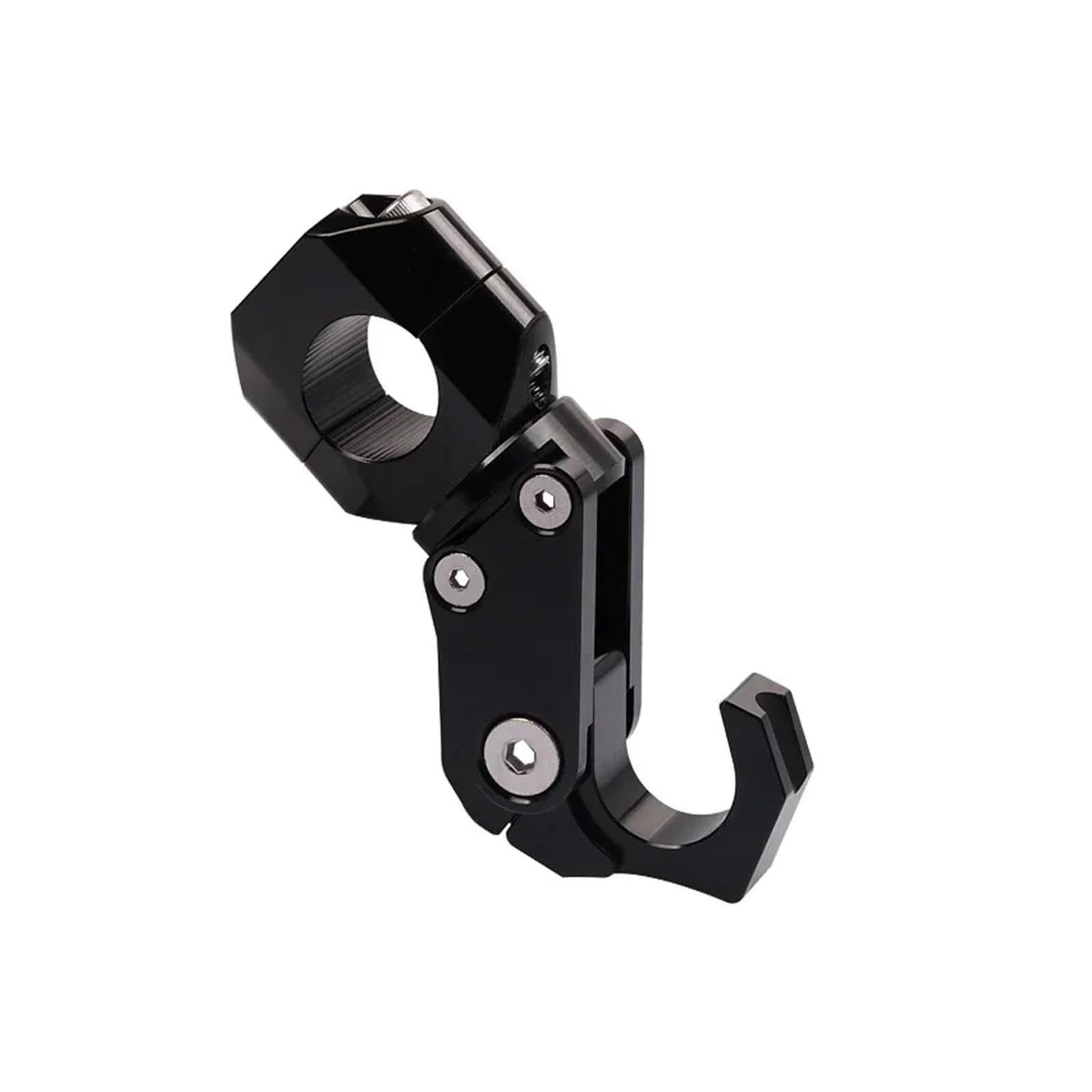 Auytcin Black Bike Hook Storage Hook Motorcycle Universal Luggage Bag Hook Claw Hanger Crotchet Grip 22Mm-30Mm Helmet Holder Handlebar Crossbar Bumper Hook Pcx Parts(Black)