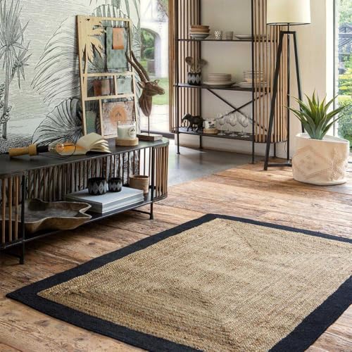 Tapis en jute résistant pour protéger le sol avec élégance