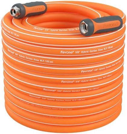 Fevone Kink Free Garden Hose 75 ft, All Weather Flexible, Heavy-Duty & Durable, Leak-Free Connections - Thumbnail 2