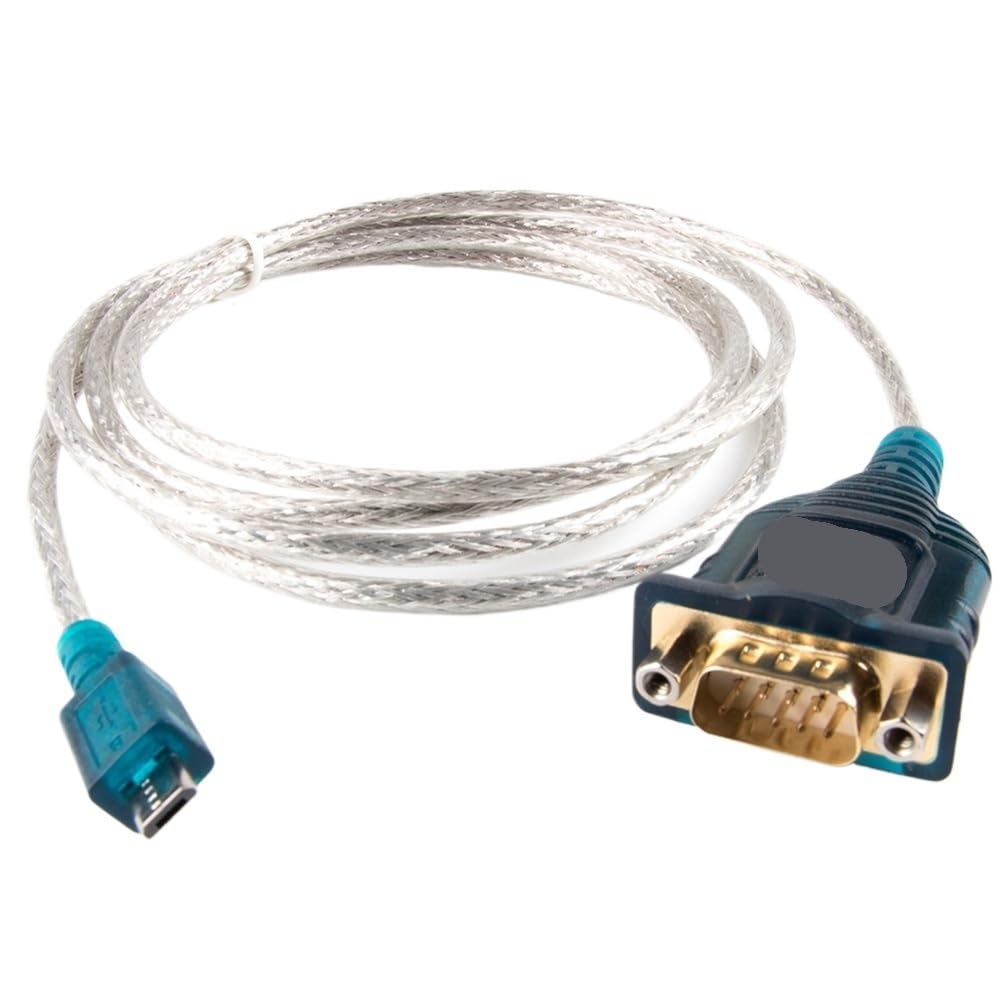 Cavo router di rete Mi*/cro USB a RS232 DB9 maschio console rollover router cavo (300 cm)