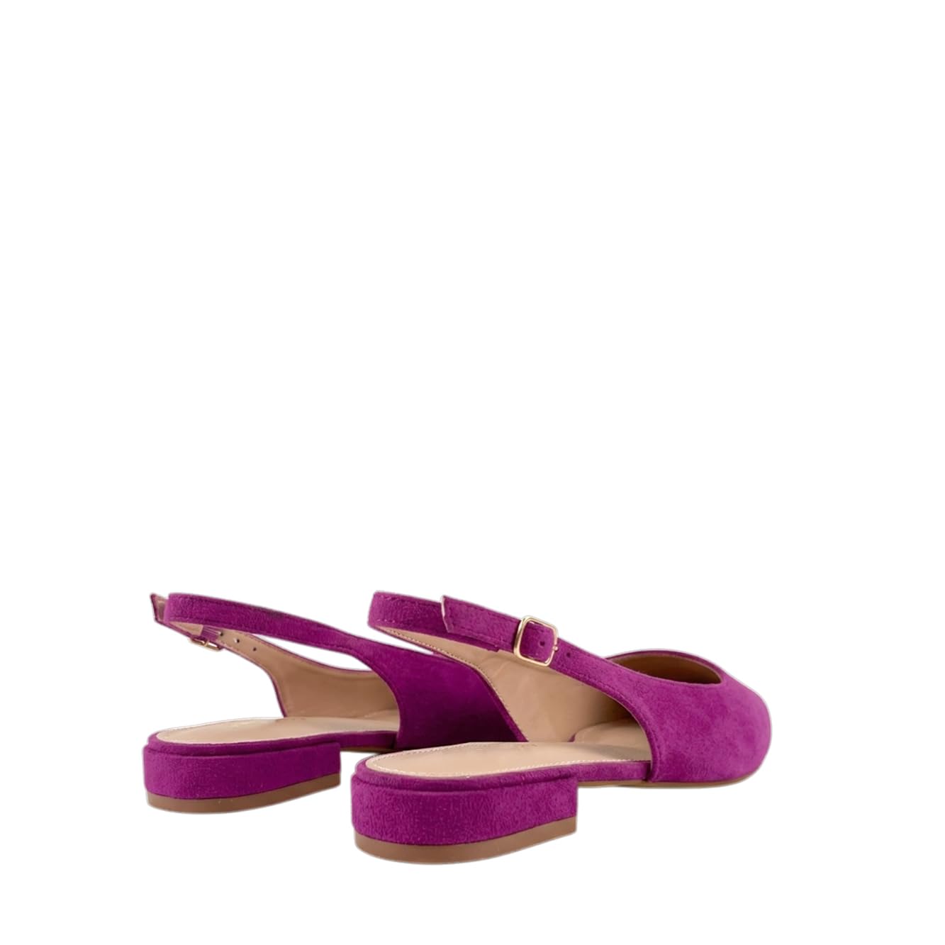 MODELISA - Zapatos Slingback para Mujer, Bailarinas de Punta con Correa Ajustable, Zapato Plano Elegante para Fiesta