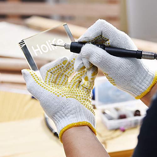 HOLIFE Rotary Tool Kit, 120PCS Rotary Accessory Kit with Variable Speed, Flexible Shaft, Multi-function for Craft, Wood Carving, Sanding