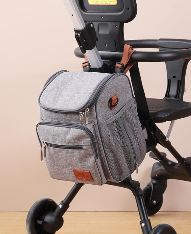 MAxba Breast pump bag suitable for working mothers, insulated suitcase, breast pump baby bottle bag, suitable for hanging on stroller