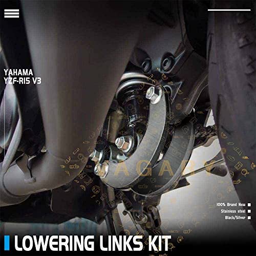 Image of Vagary Motorcycle Seat Height Lowering Kit For Yamaha YFZ R15 V3, MT 15 Bike Fairing Kit