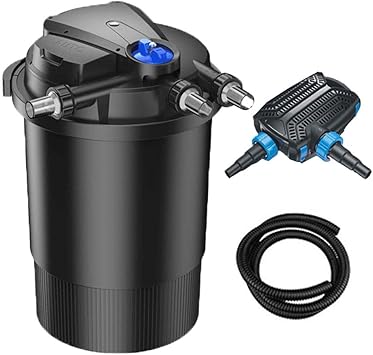 Image WANLIAN Fish Pond Filter Barrel, Fish Pond Filter, Fish Tank Filter, Pond/Fish Pond/Swimming Pool Cover self-Cleaning Pressure Filter System biosphere System Filter 792 Gallon. Image WANLIAN Fish Pond Filter Barrel, Fish Pond Filter, Fish Tank Filter, Pond/Fish Pond/Swimming Pool Cover self-Cleaning Pressure Filter System biosphere System Filter 792 Gallon.