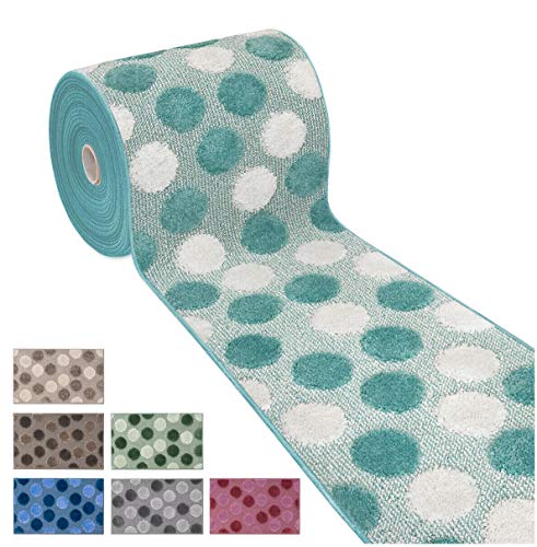 Tappeto Bagno Camera Corsia su Misura al Metro h50 cm Tessitura 3D Assorbente Bordato Retro Antiscivolo MOD.iOS al Metro Tortora