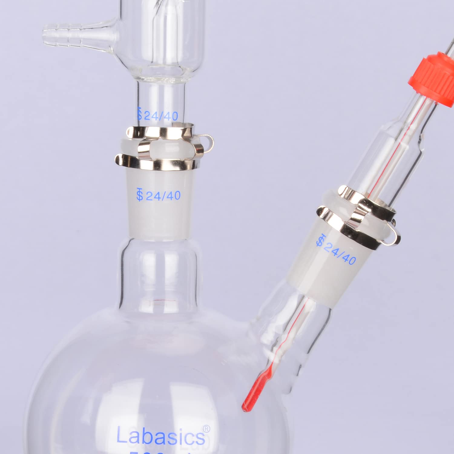 24#,Stainles Steel Clip,Keck Clamp,24/29 Or 24/40 Glass Ground Joint,10Pcs/Lot E