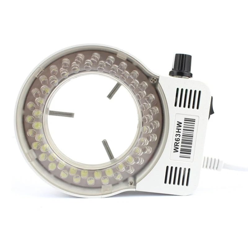 Microscope Microscope LED Ring Light Illuminator Lamp 0-100% Adjustable lamp for miniscope Ring Light 5W 110V-220V