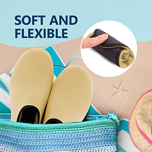 Image of JACKSHIBO Water Shoes for Women Men Quick-Dry Swim Shoes Beach Water Socks | Aqua, Swimming, Yoga, Surf, River, Lake, Kayak, Pool Socks, Cruise Essentials, Sport, Adult, Unisex, Cute, Barefoot, Vacation