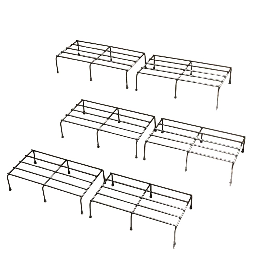 UGAOO Metal Plant Stand (Set of 6) With Anti-Rust Coating for Balcony, Indoor & Outdoor (Rectangle - 16 Inch Length, Black) (B0CQYQH36P) Amazon Price History, Amazon Price Tracker