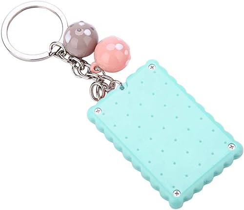 Miniatura 7 de fosa Mini calculadora portátil de llavero de galletas lindas para regalo de niños y niños, calculadora de función estándar de bolsillo de color