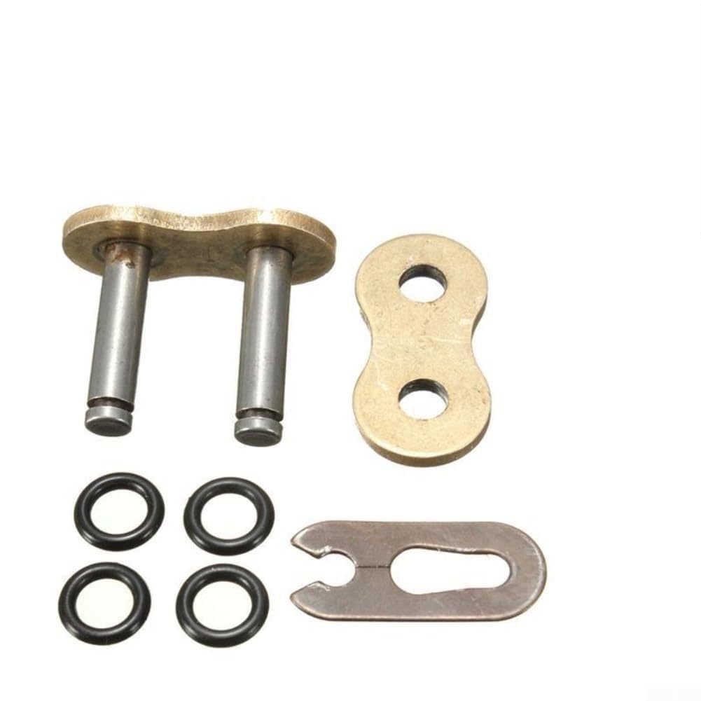 Paquete de 4 eslabones maestros de cadena de metal con sello ORing para cadenas 428 520 525 530 diseñadas para mejorar la longevidad de la cadena en motocicletas y vehículos