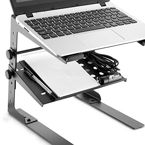 Tiger LEC18-BK DJ Support pour PC – avec une étagère – Noir - Les Beatles, Paul McCartney, John Lennon, RIngo Starr, George Harrison Tiger LEC18-BK DJ Support pour PC - avec une étagère - Noir – Image 6