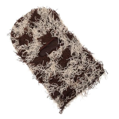 Ipetboom Ski Mask Balaclava para Hombres y Mujeres, Gorro de Lana Antiviento con Cubierta Facial Completa, Suave y Transpirable, para Frío y Deportes, Color Café miniatura 1