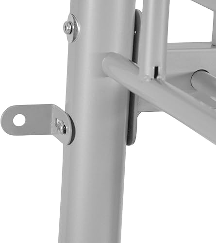 Miniatura 8 de Karl home Litera gris individual sobre individual, litera de metal con escalera integrada y barandilla de seguridad, literas individuales que