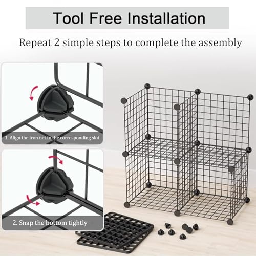 Présentoir à 2/3/4 niveaux pour casques avec structure de cubes modulables - 7