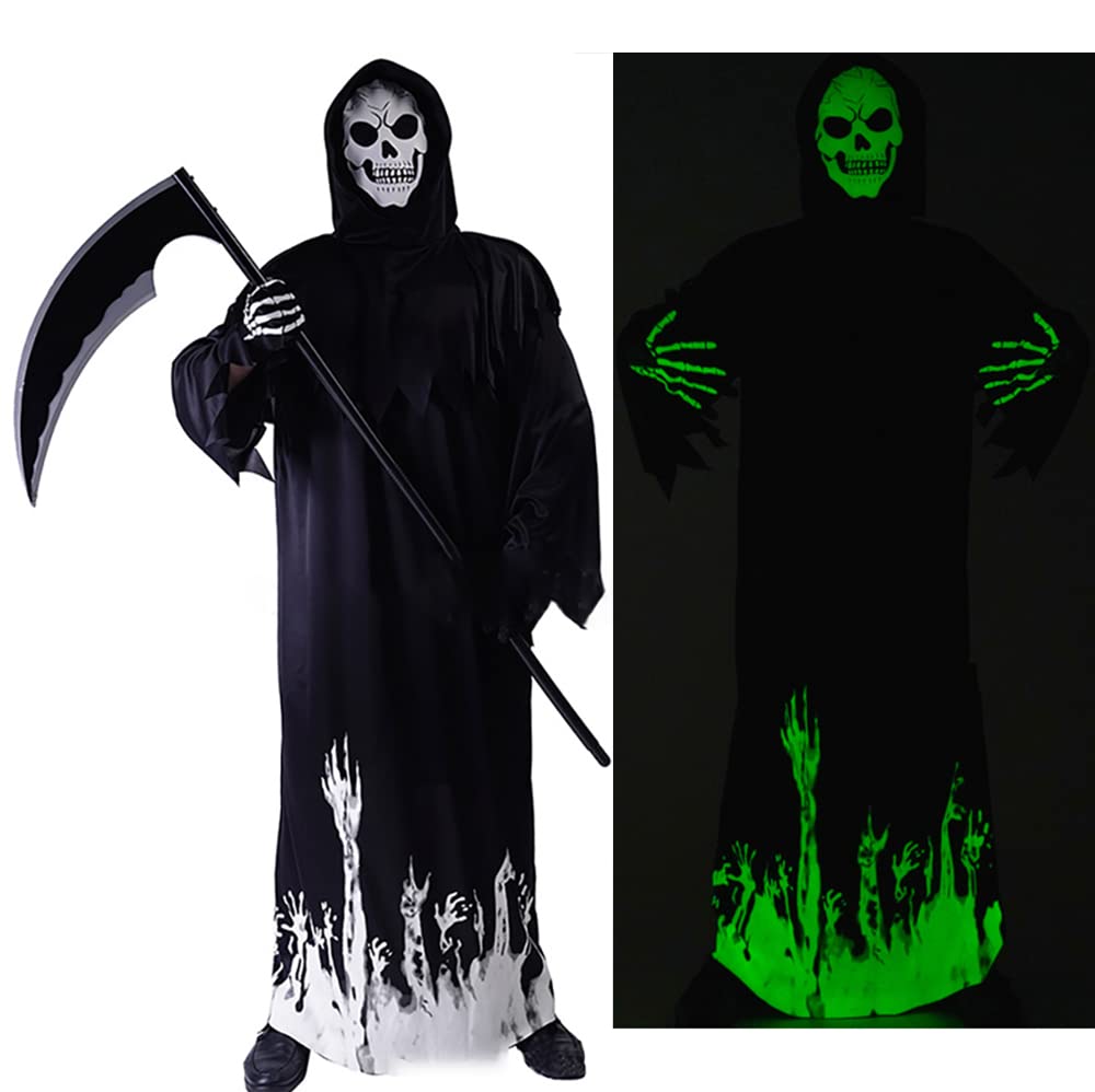 Amazon.co.jp: [SCLYX] 死神 コスプレ メンズ 大人 死神鎌付