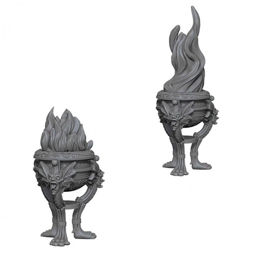 Pathfinder Deep Cuts Unpainted Miniatures Braziers