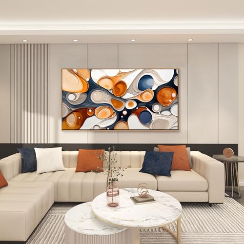 XLSJERST Wall Art for Living Room - Elegant Curves Abstract