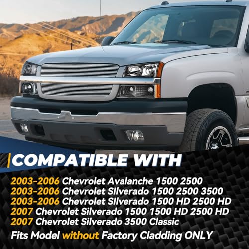 Image of Auto Dynasty Headlights for 2003-2007 Chevy Silverado Avalanche 1500 2500