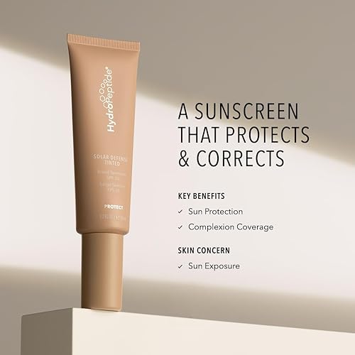 Miniatura 8 de HydroPeptide Solar Defense Face Protector solar SPF 50 de amplio espectro no tintado hidratante y rico en antioxidantes 17 onzas