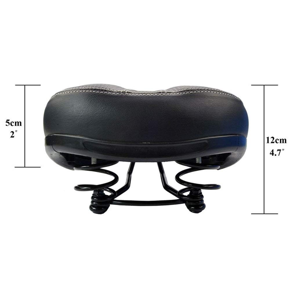 Selle Large Confort BUCKLOS Anti-vibration Pour Vélo, Universelle (noir/vert/bleu/rouge). Neuve.