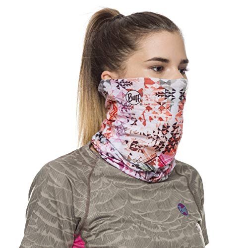 Image of BUFF CoolNet UV Neck Gaiter, UPF 50 Sun Protection, Breathable, Versatile, Quick Dry Face Mask, Multi-Colored, Adult Size