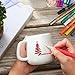 Mifoci 14 Pcs Make Your Own Mug Painted Ceramic Mugs to Paint Kit You Can Decorate Coffee Cup Decorating Kit DIY Ceramic Cup for DIY Create a Keepsake Gift Craft Project for Drinking