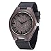 Produktbild Detazhi High-Grade-Beschriftung aus Holz Uhr, Männer Quarz-Uhr, Lederband, Importiertes Sandelholz, 10 Meter Wasserdicht, for Freunde und Familie A (Color : E)