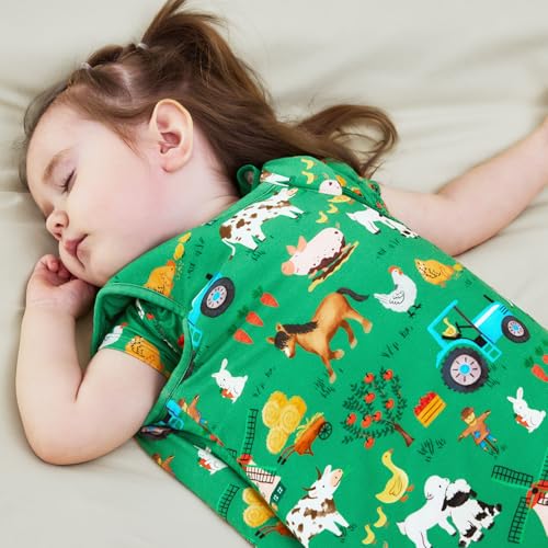 Image of Bamboo Viscose Sleep Sack for Baby, 1.0 & 0.5 Tog Wearable Blanket