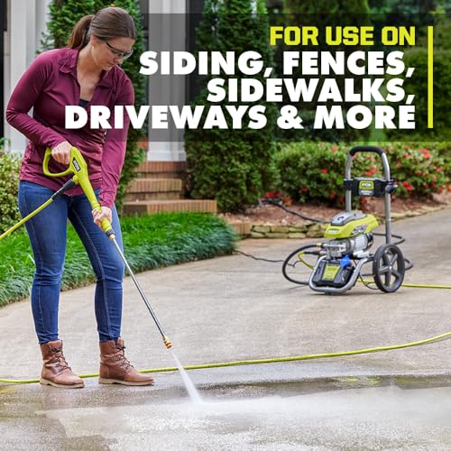 Image of RYOBI 2500 PSI 1.2 GPM High Performance Cold Water Electric Pressure Washer