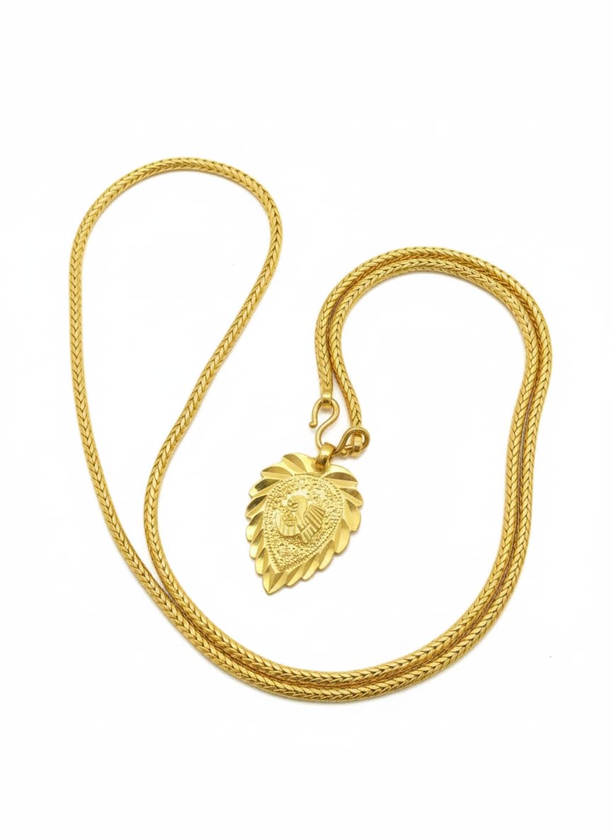 Paul chains 24 inches kodi chain hindu thali or mangalsutra for women in India Type 1, one gram gold plating,6 months gurantee, thali saradu chain-image-45