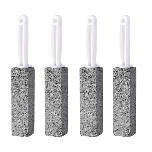 Cleaning Block WC,pómez para Wc, piedra pómez de limpieza con asa, piedra de limpieza con asa, bloques de piedra pómez para aseo, para barbacoa KüChe (4 unidades)