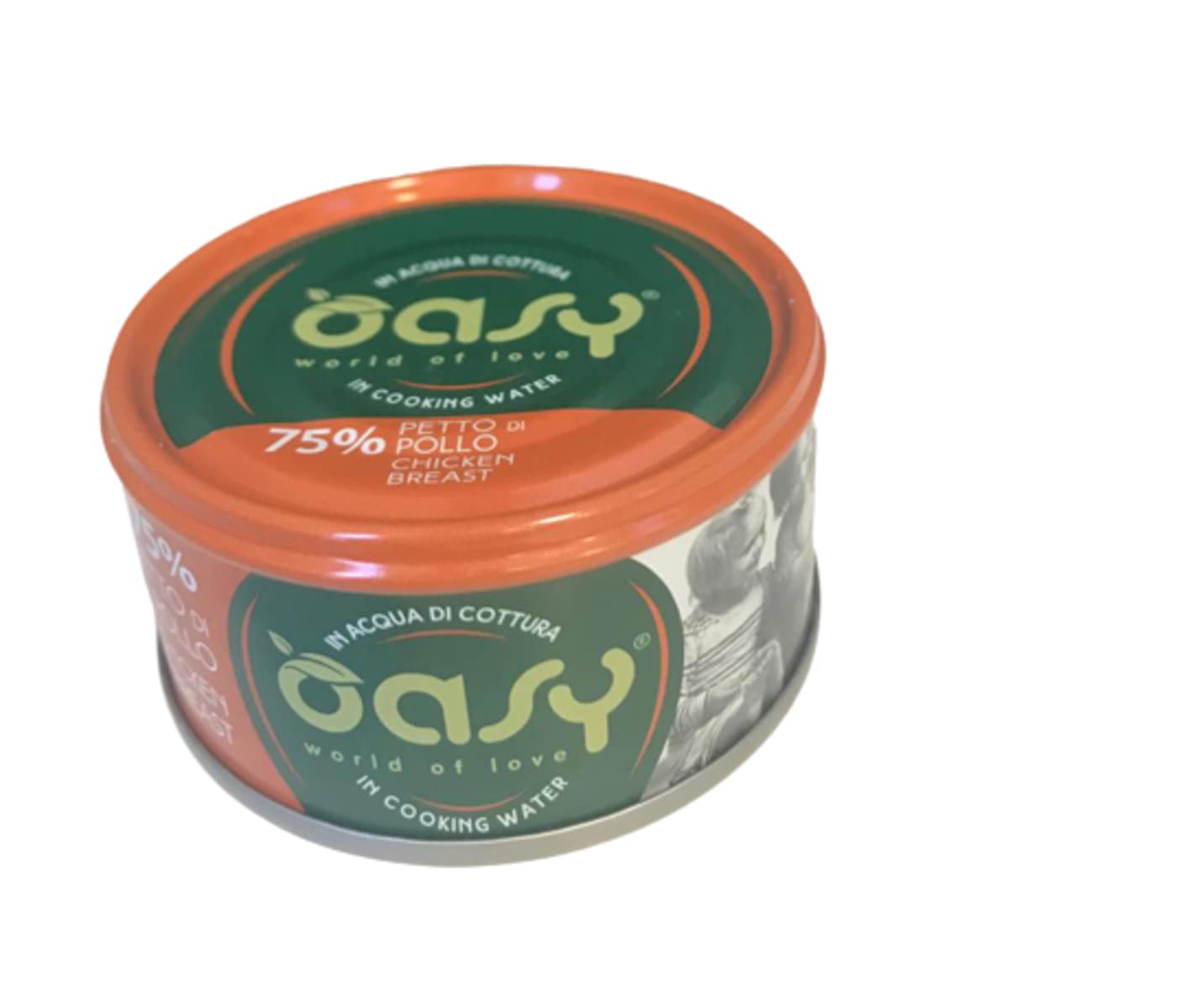 Oasy More Love Naturalna mokra karma dla dorosłych kotów Smak Pierś z kurczaka, opakowanie 24 pudełek (1 pudełko = 70 g) formuła bezglutenowa