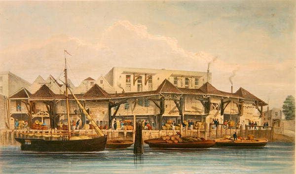Peinture sur Toile Brewer's Quays 60x90cm Hosmer Shepherd