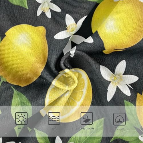 Lemons Cotton Toddler Underwear, Girls Cotton Underwear, 2T–8 Years3