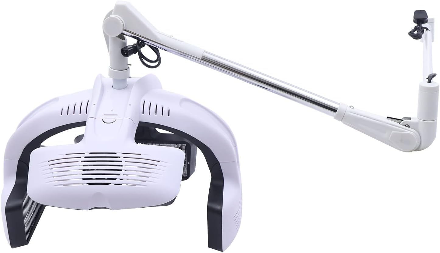 Hair Dryer, 1500W Wall Mounted Hairdressing Dryer, Infrared Hair Dryer with Swing Arm for Hair Dyeing Perming, Stainless Steel, 110V